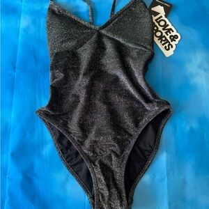 Lululemon Athletica Black Glitter Bikini